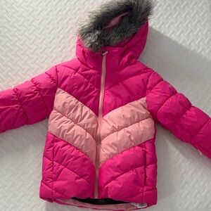 Kids Columbia Pink Puffer Jacket